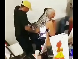 guy romping his mature aunt